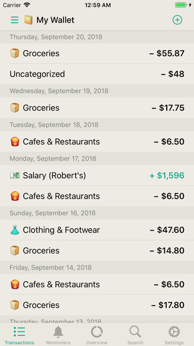 CashSync: Expense tracking Screenshot