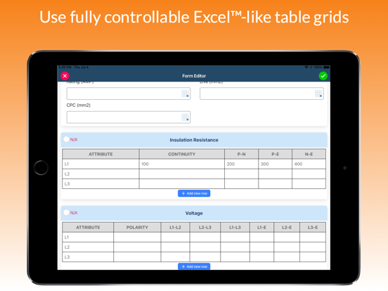 XForms Mobile iPad screenshot