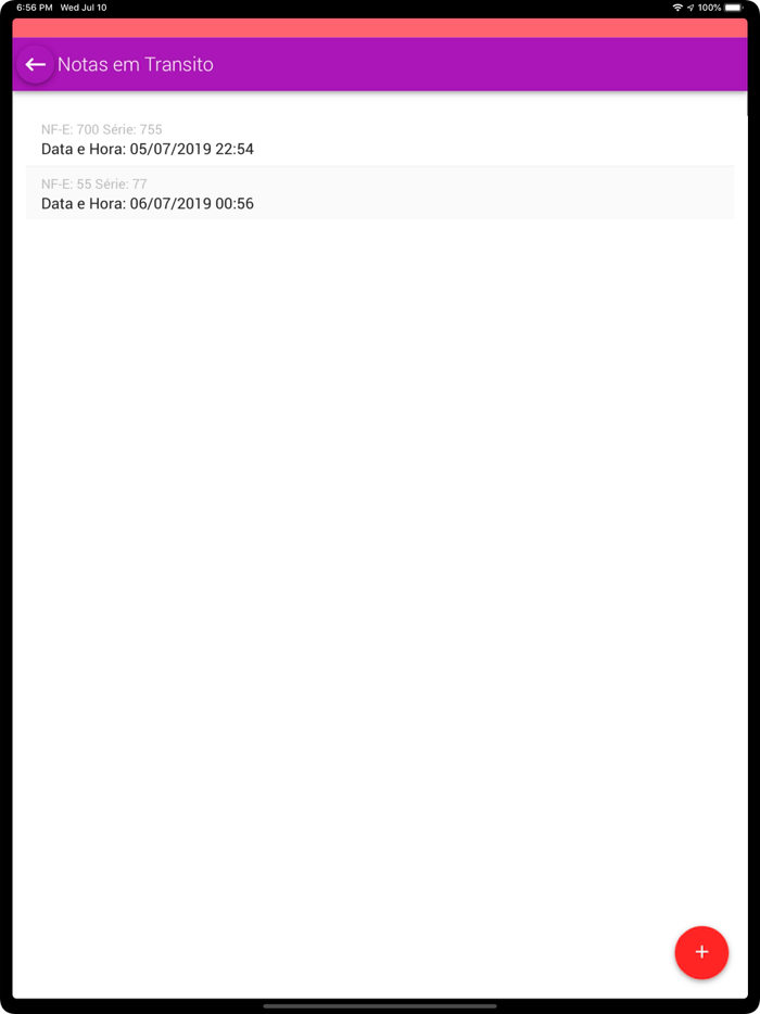 Portal do Transportador APP