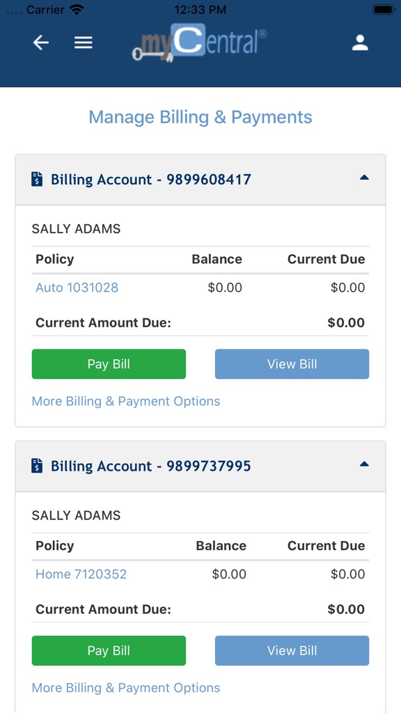 【图】myCentral  Mobile(截图2)