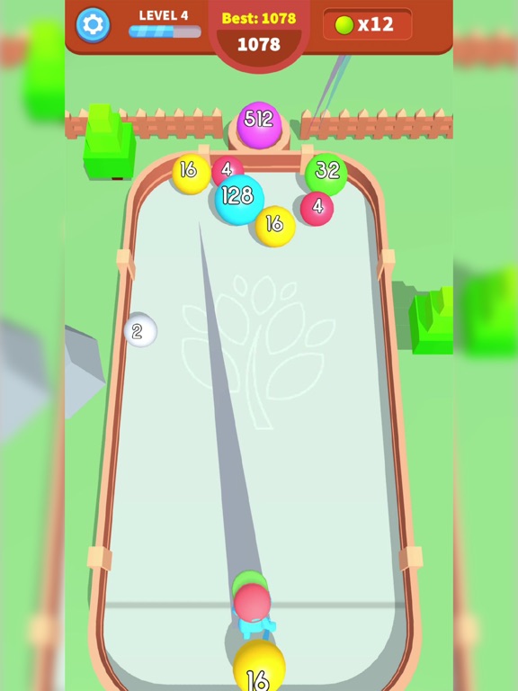 2048 Color 3D iPad screenshot