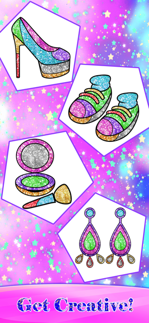 Glitter Fashion Art Coloring(圖8)-速報App