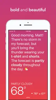 brella - personal weather iphone screenshot 1
