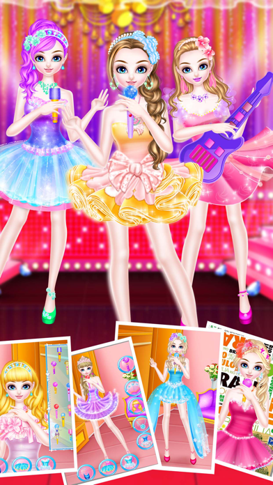 Star Singer Grow Up-Girl Game Screenshot