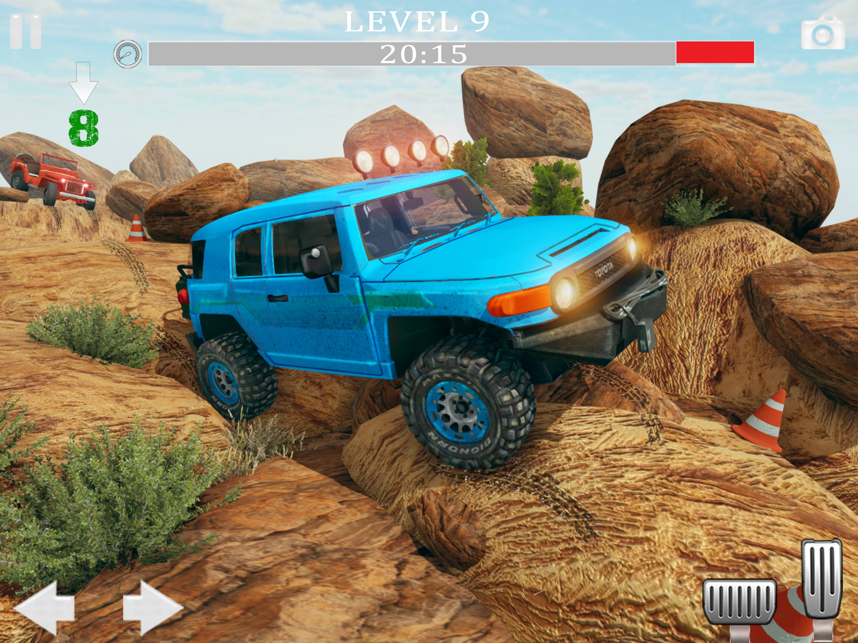 4x4 Jeep Rock Crawling Game