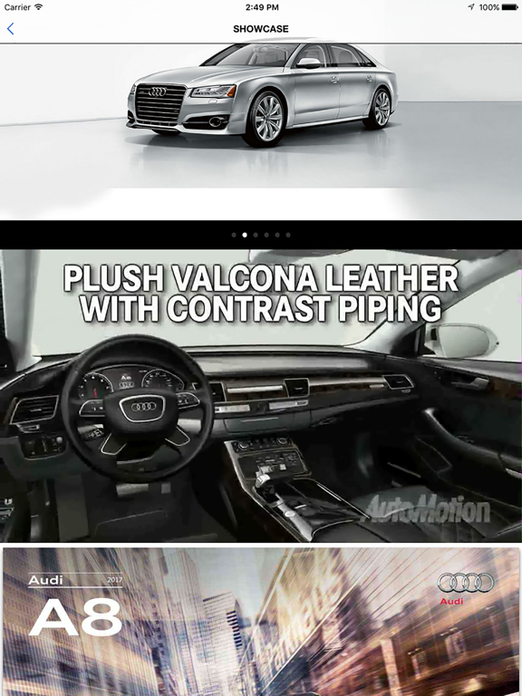 Audi Fort Worth iPad screenshot 3 - Shopping app