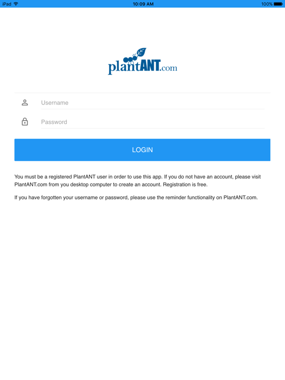 PlantAPP iPad screenshot 1 - Business app
