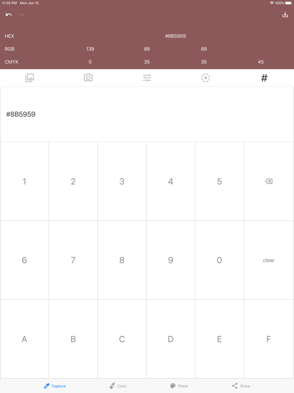 Palette Share iPad screenshot 8 - Graphics & Design app