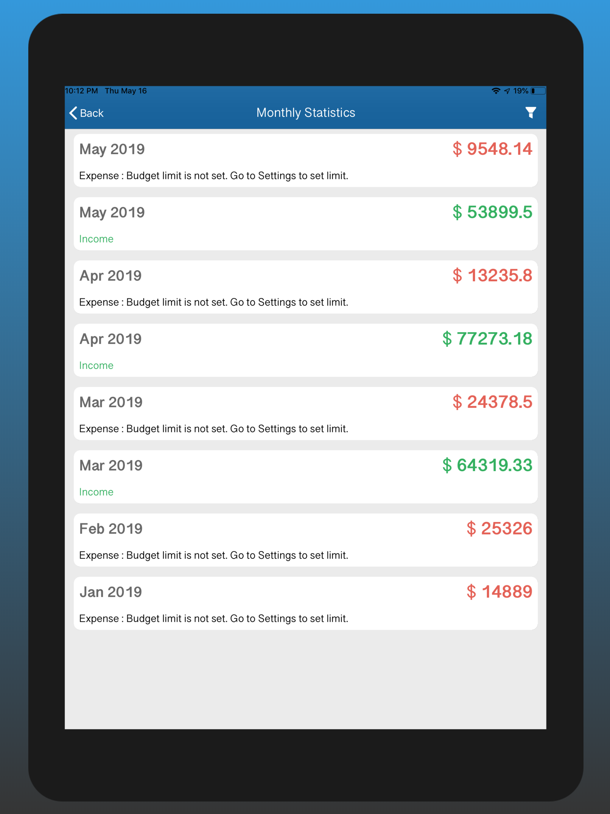 Expense & Income Money Manager