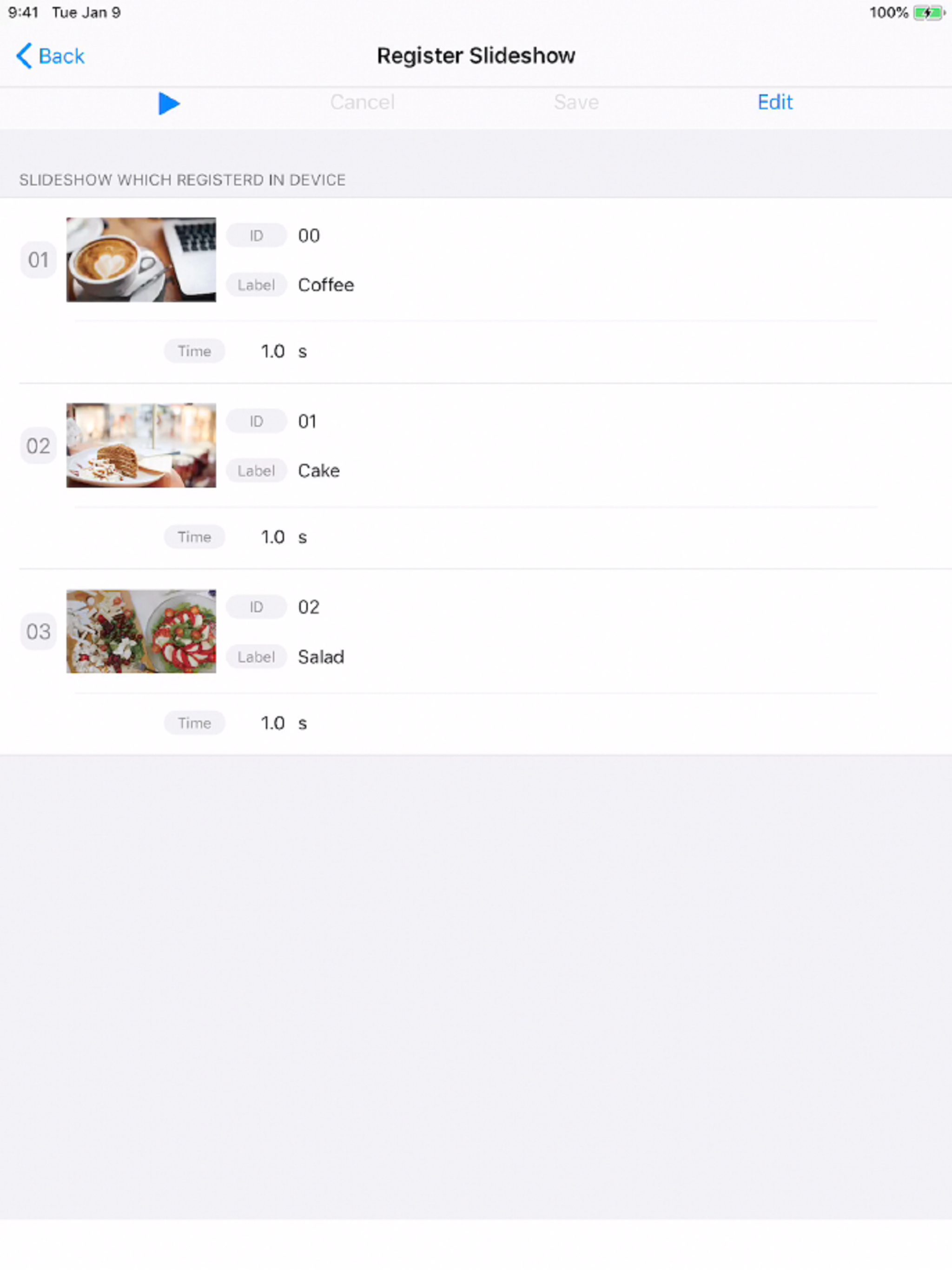 SII Slideshow Setting Utility