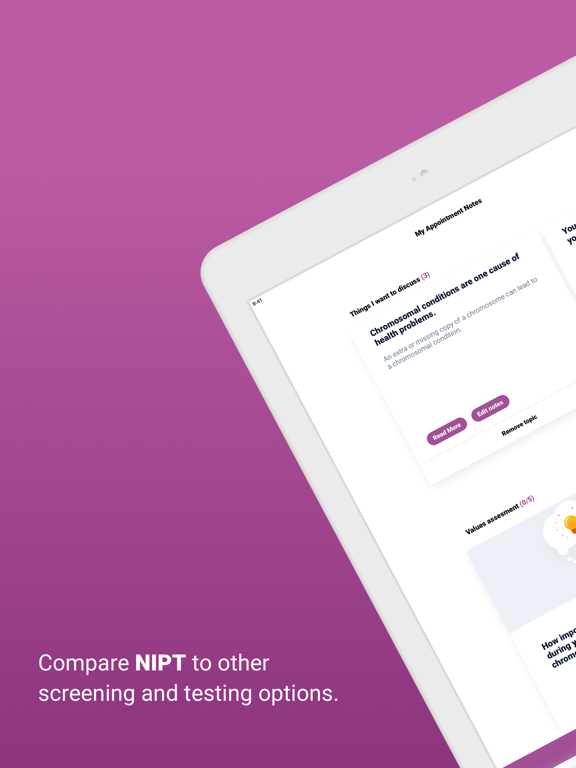 NIPT Insights iPad screenshot 3 - Medical app