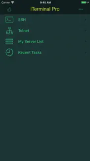iterminal pro – ssh telnet iphone screenshot 1
