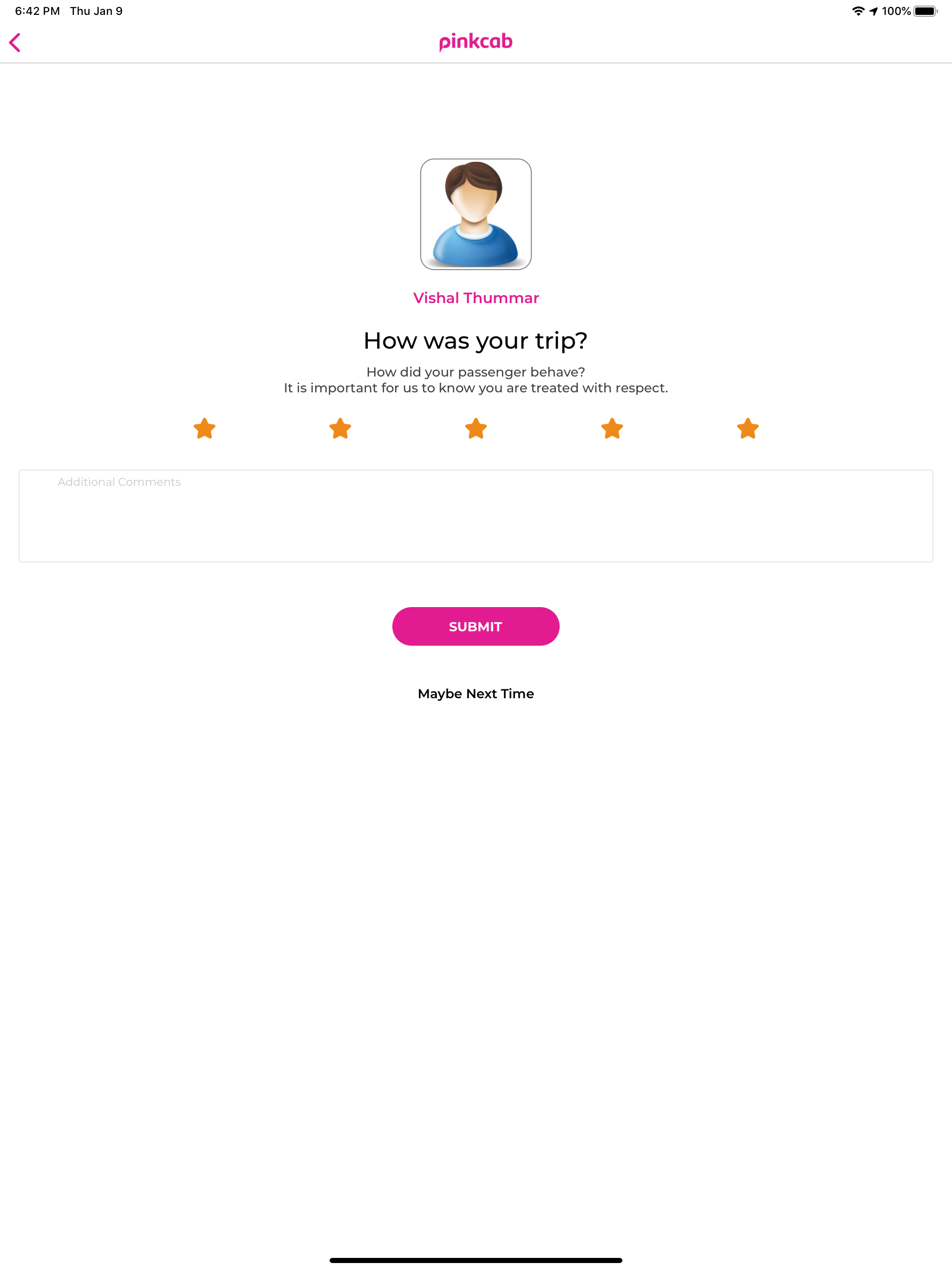 PinkCab Driver screenshot 16