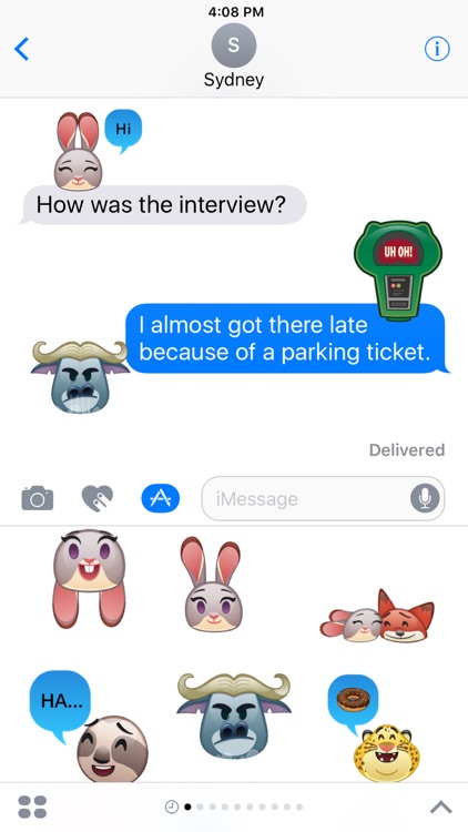 Disney Stickers: Zootopia screenshot-0