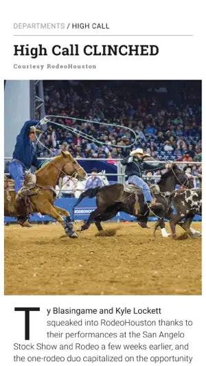 The Team Roping Journal screenshot 3