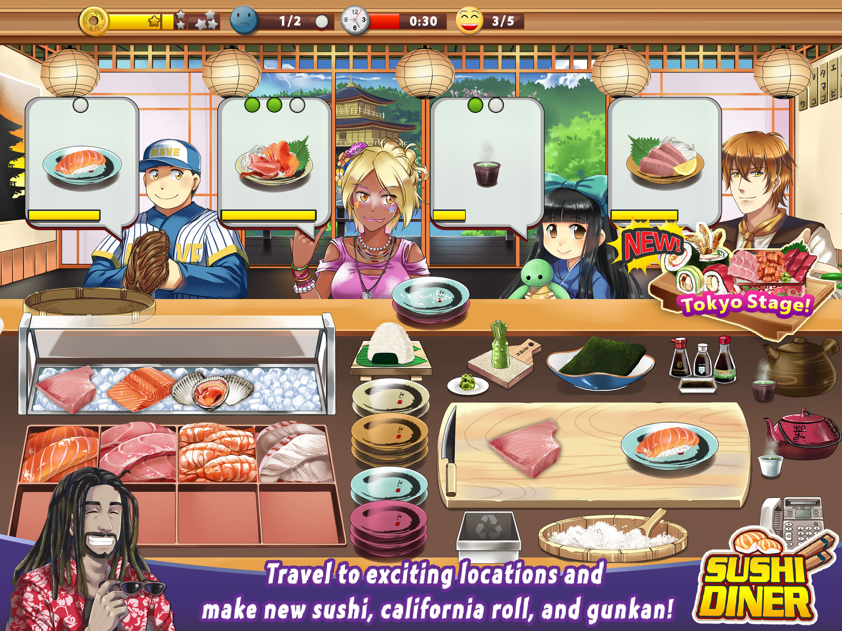Sushi Diner – Fun Cooking Game screenshot 5