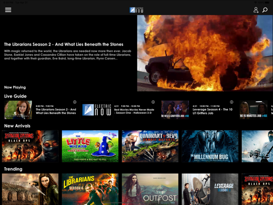 ElectricNow iPad screenshot 1 - Entertainment app