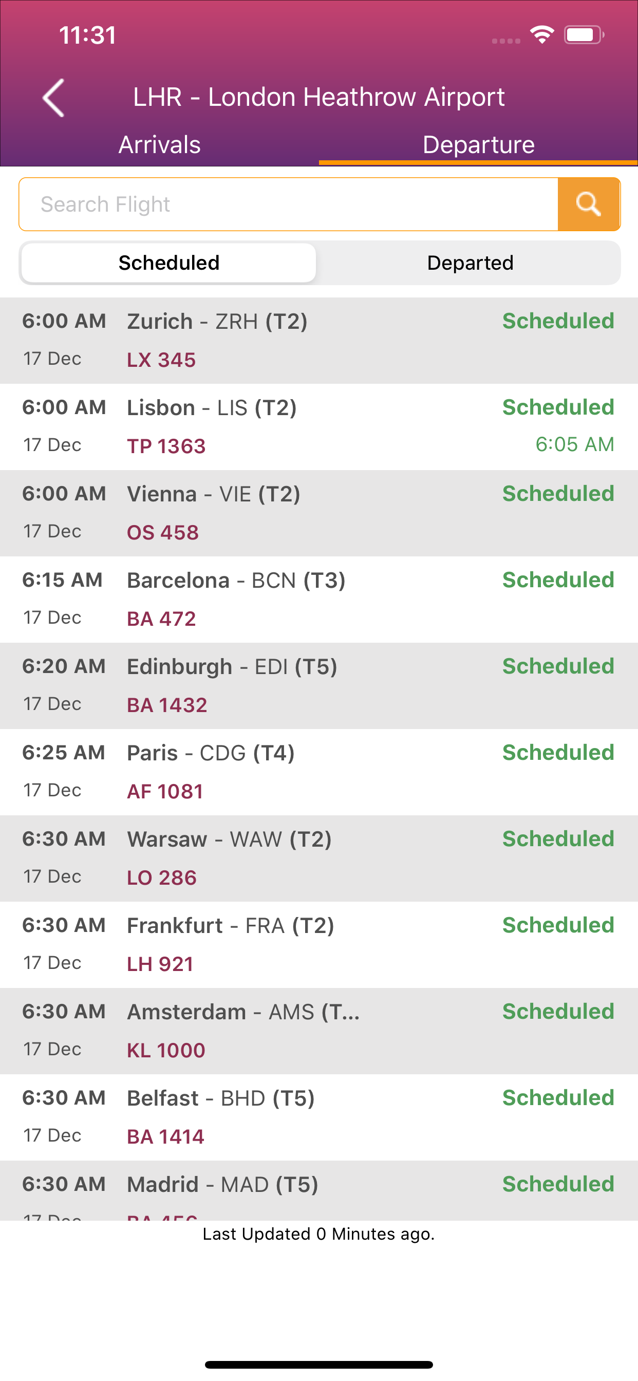 Flight Tracker Airport Status screenshot 4