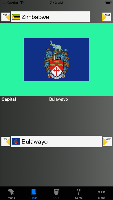 Africa Country's State Maps Screenshot