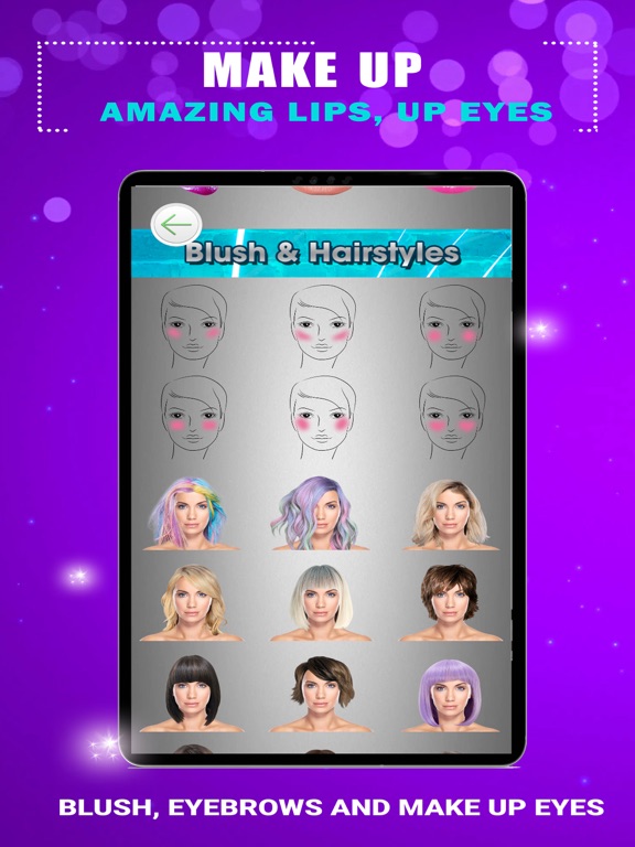 MakeUp - Amazing Lips, Up Eyes iPad screenshot 2 - Lifestyle app