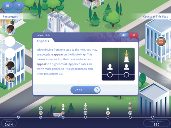 Court Quest iPad screenshot 7 - Education app