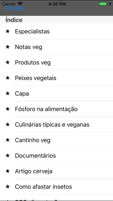 Revista dos Vegetarianos Br Screenshot