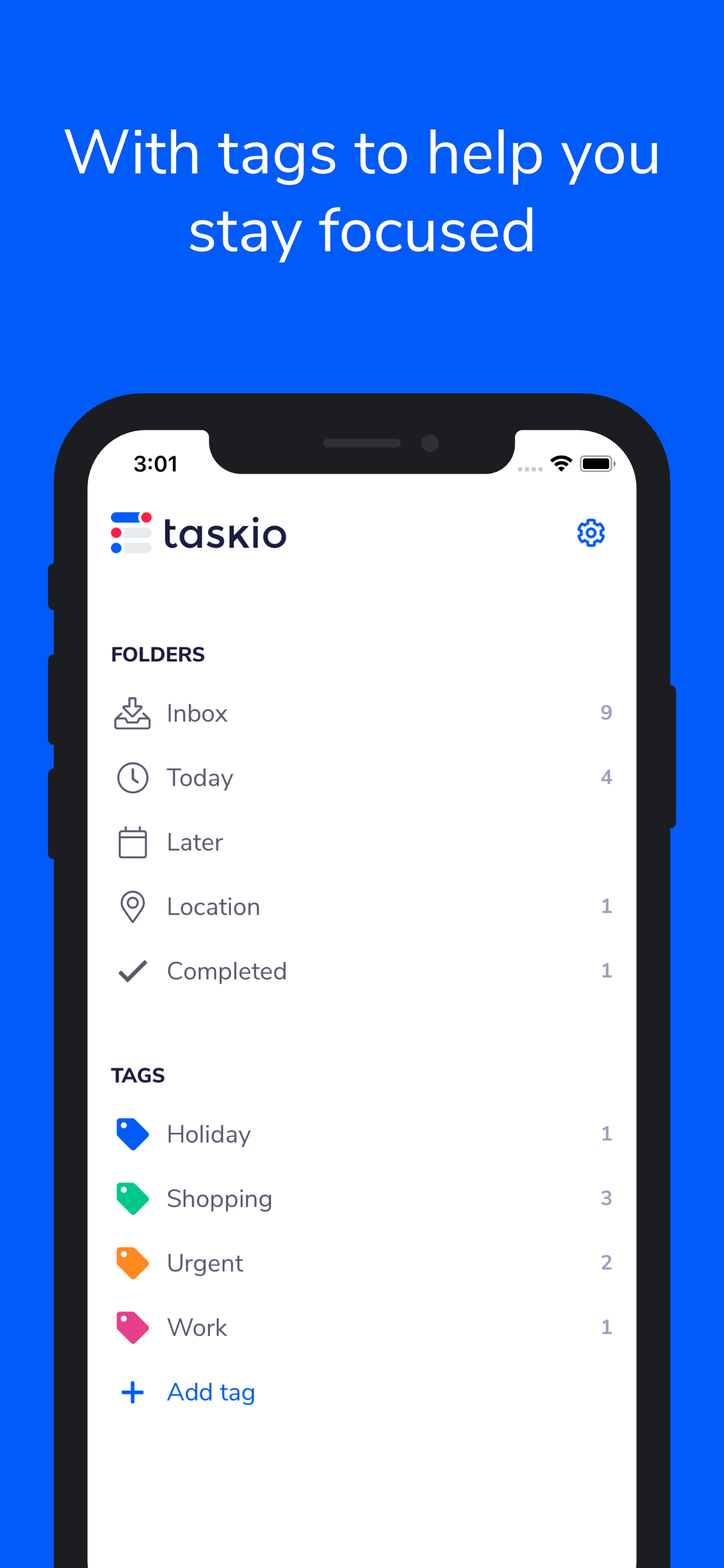 Taskio: Tasks & To-Do list