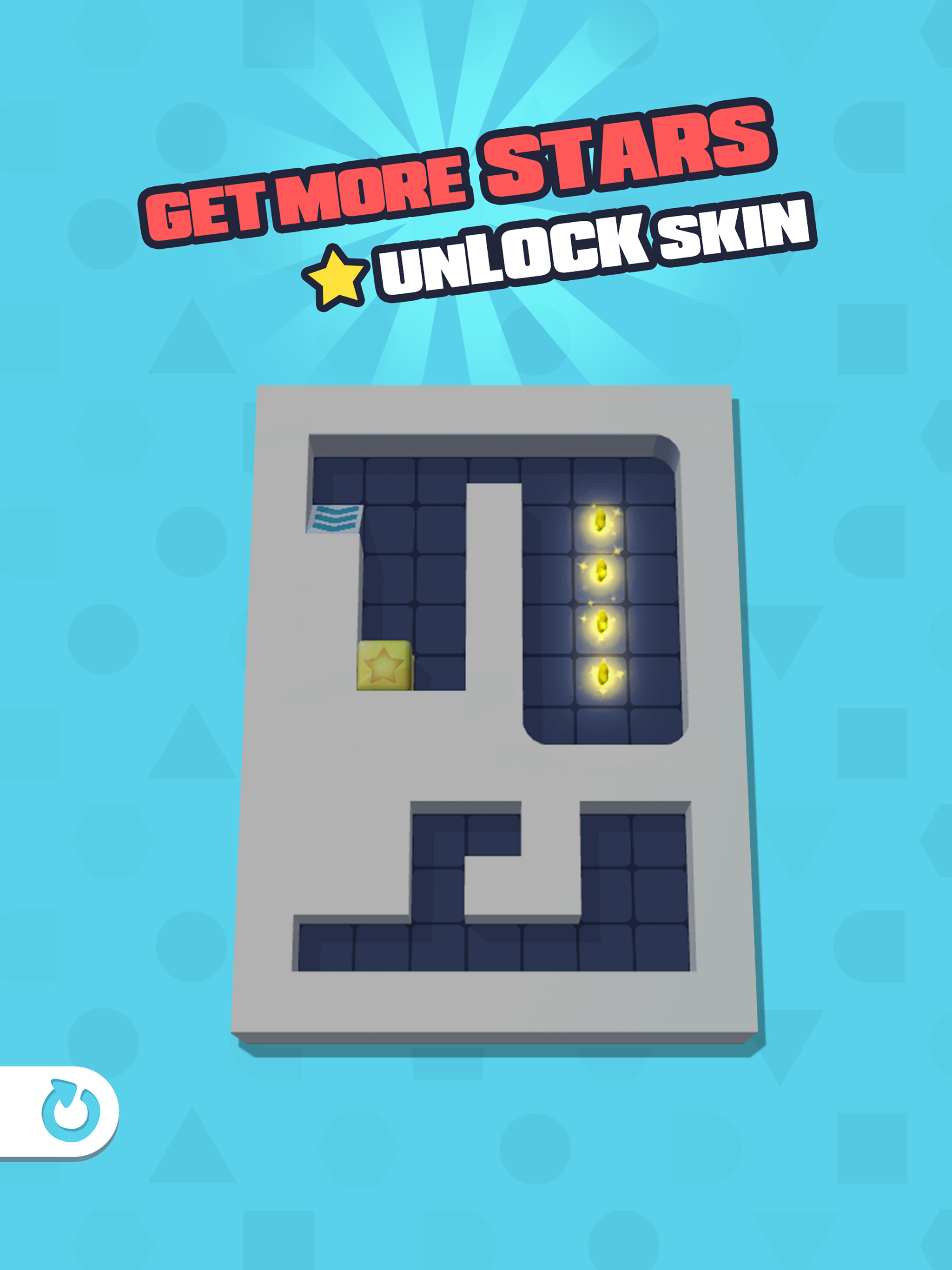 Block Rolling : Stars Gem 3D