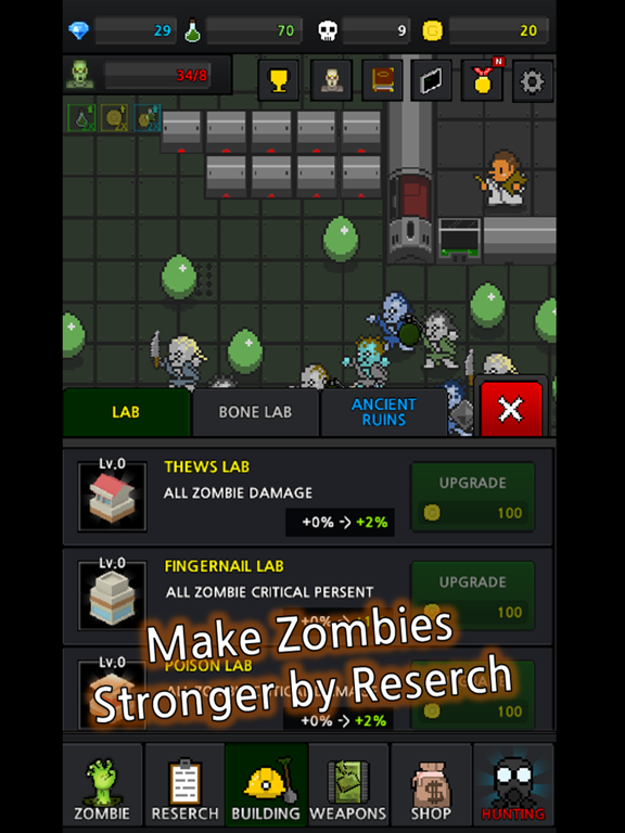 Grow Zombie inc - Merge Zombie screenshot 12