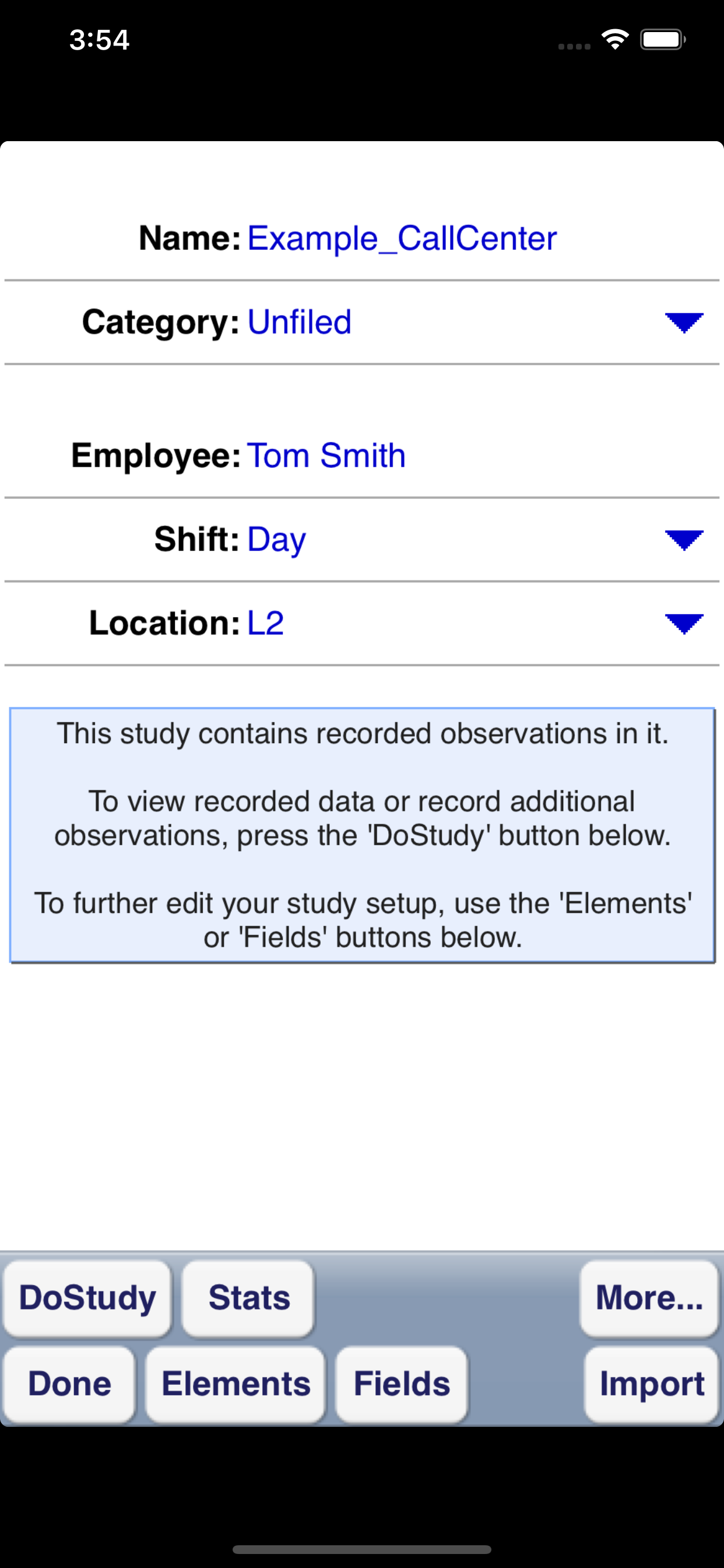 WorkStudy+ 6 for Time Study