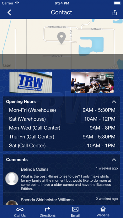 The Rhinestone World iPhone screenshot 5 - Business app