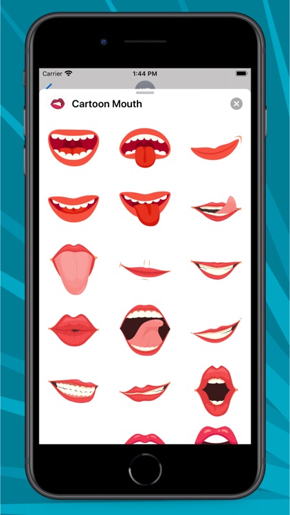 Cartoon Mouth Stickers