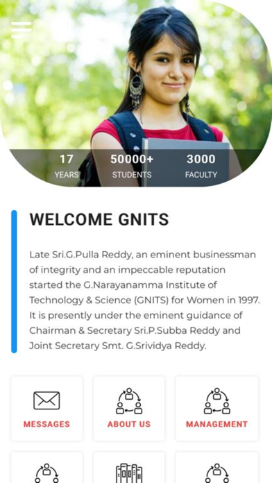 Screenshot #1 pour GNITS, Hyderabad