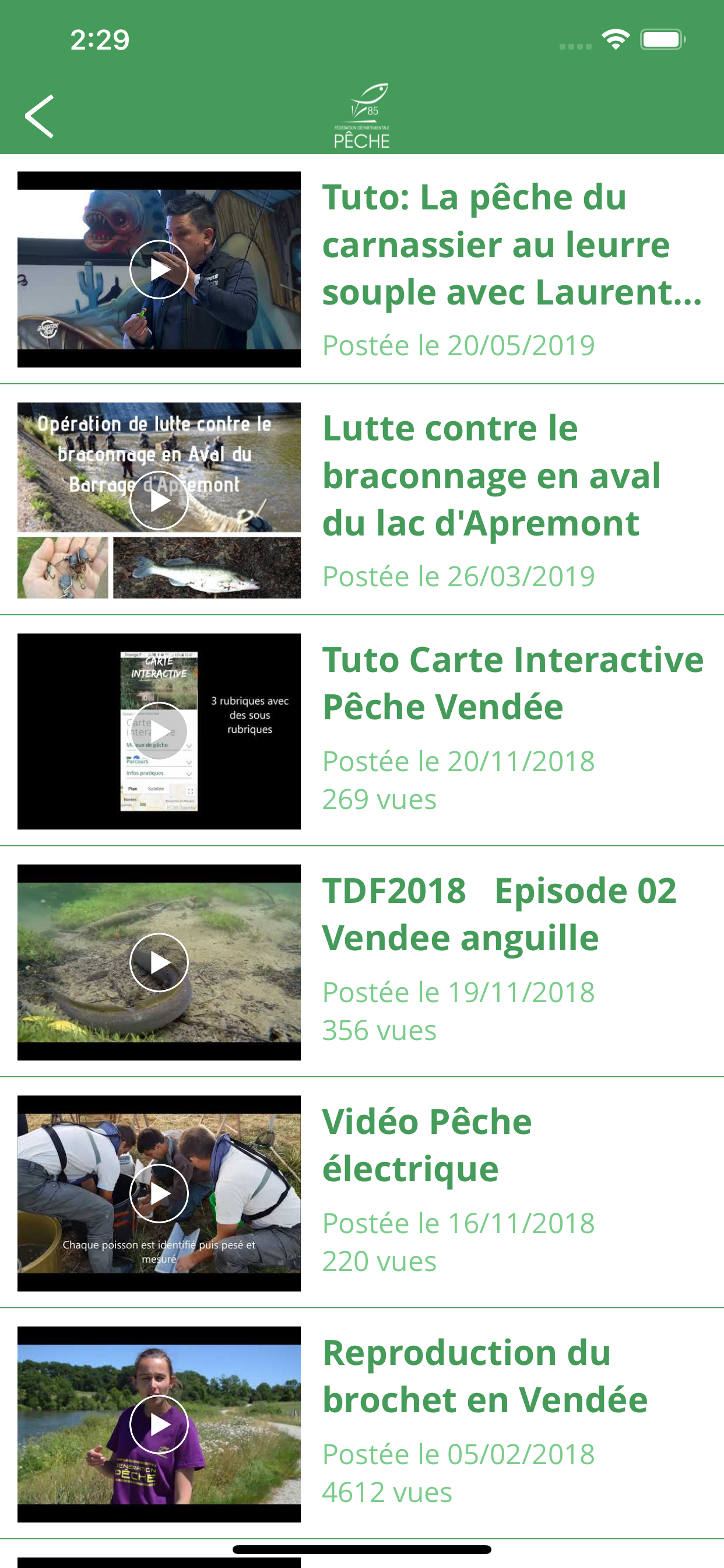 Fédération de Pêche de Vendée