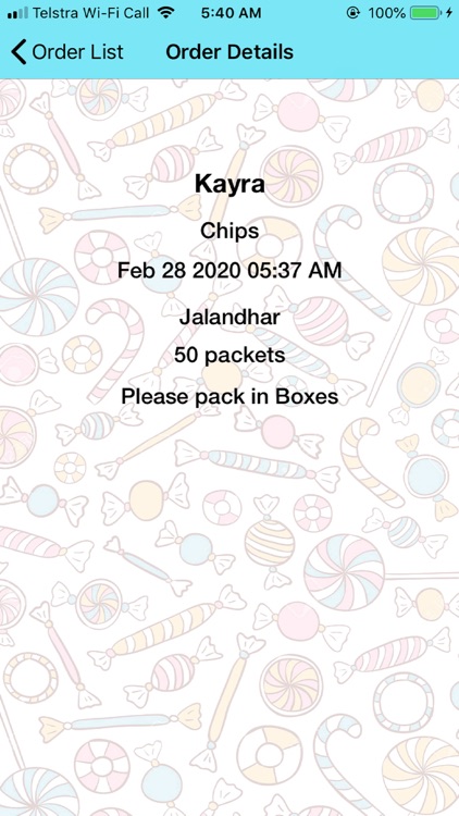SweetsOrder Notify screenshot-3