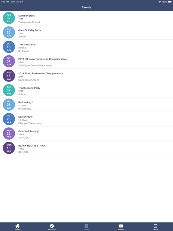 MasterPeaceMP iPad screenshot 5 - Sports app