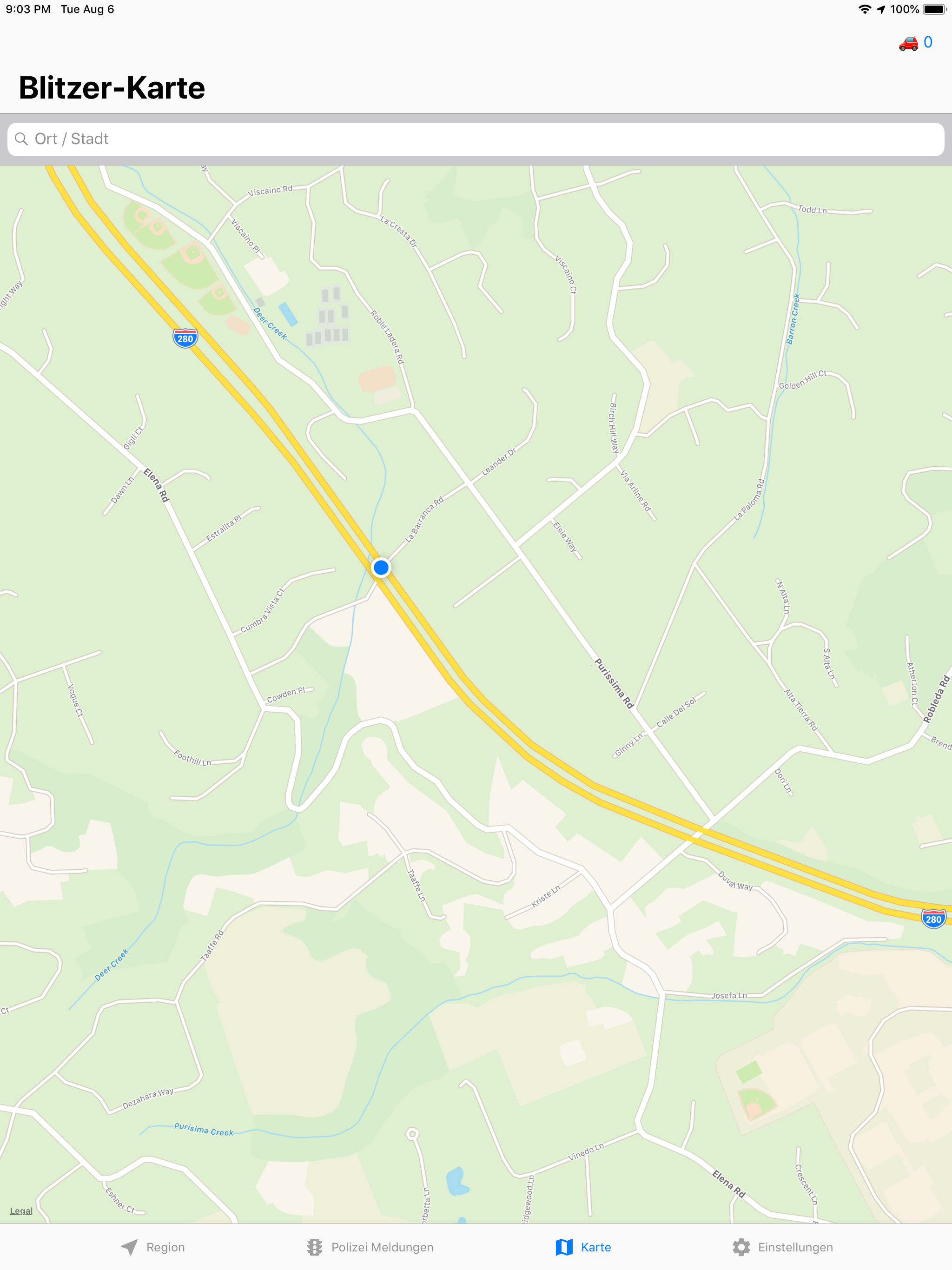 Blitzer im Landkreis