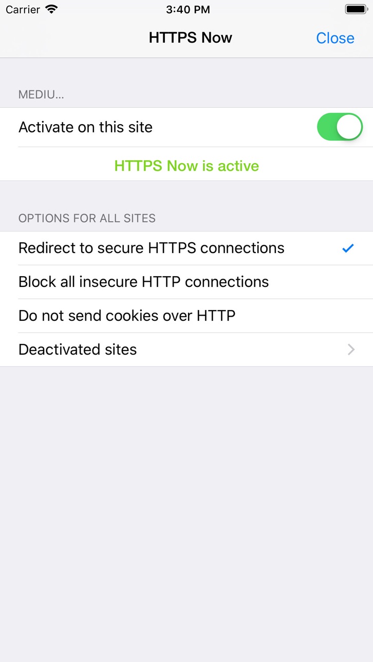 iPhone screenshot