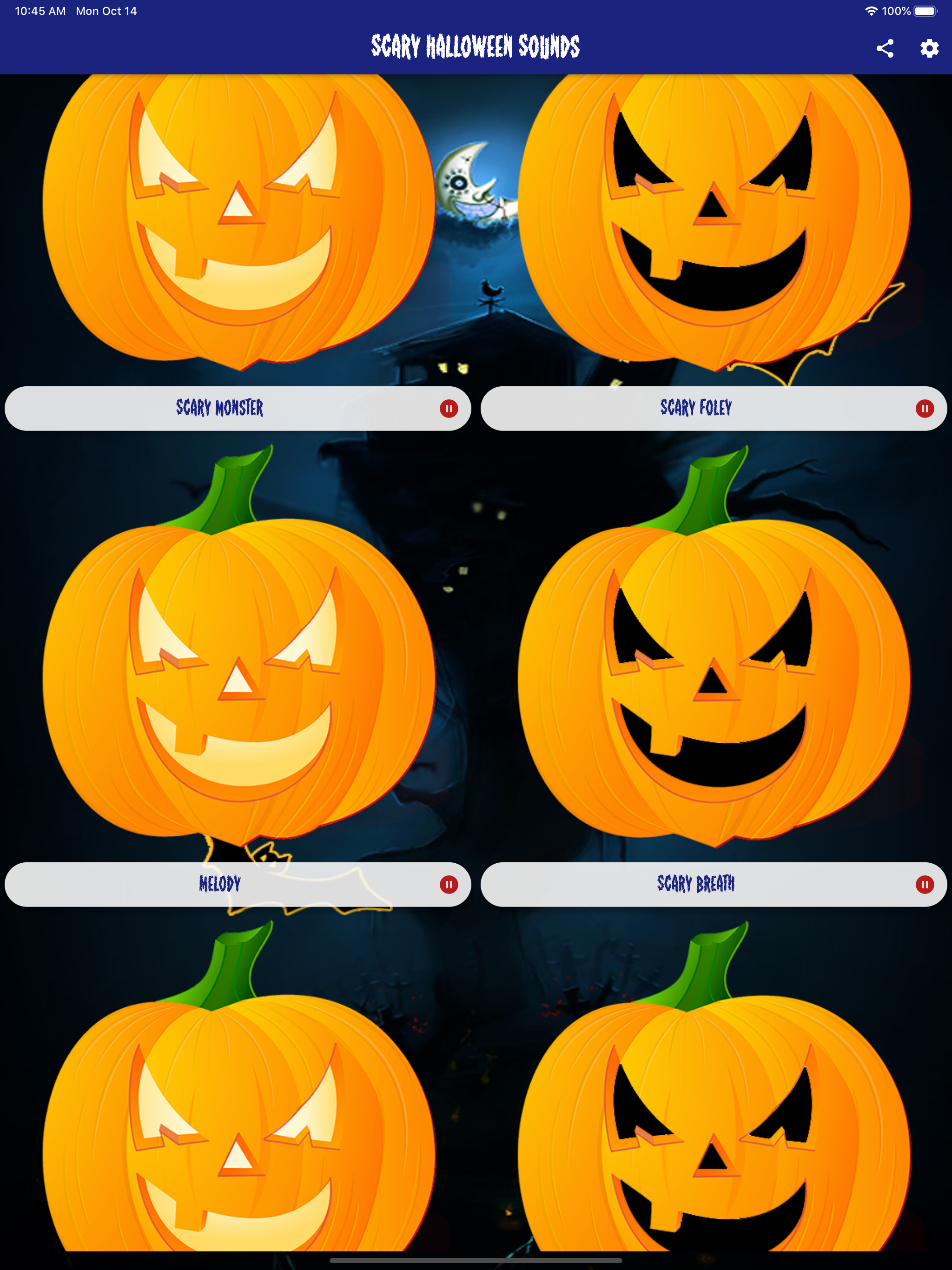 Halloween Creepy Sounds screenshot 14