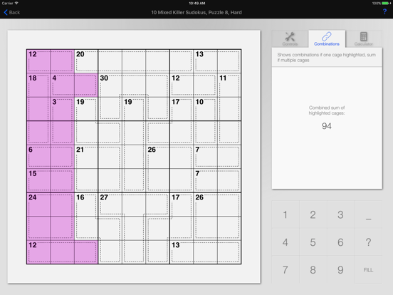 Screenshot #6 pour Killer Sudoku +