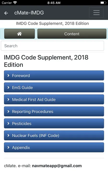 cMate-IMDG Code screenshot 7 of 8