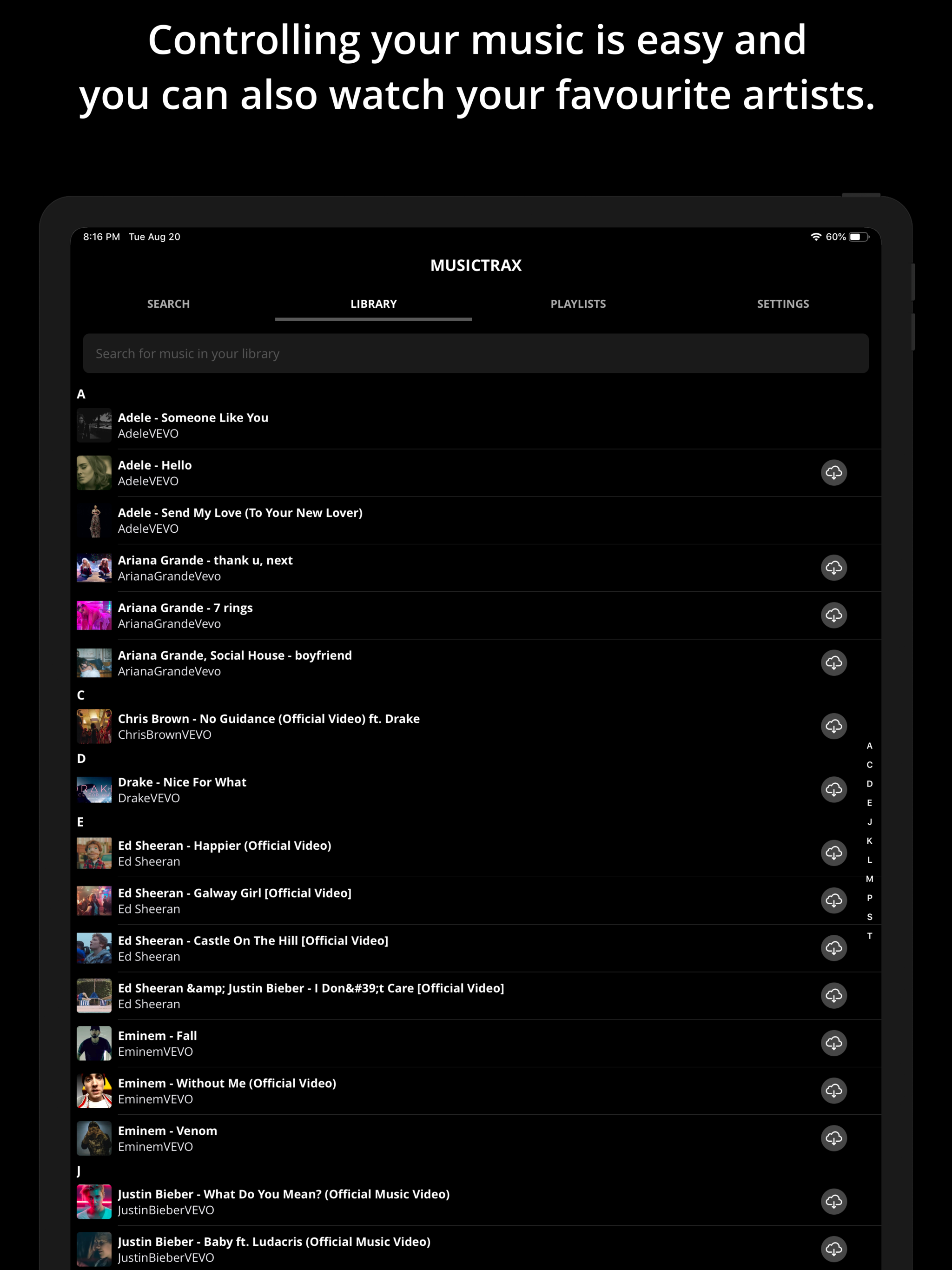 Musictrax - Unlimited Music screenshot 6