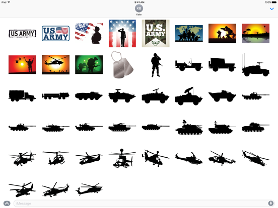 Screenshot #4 pour Army - Stickers