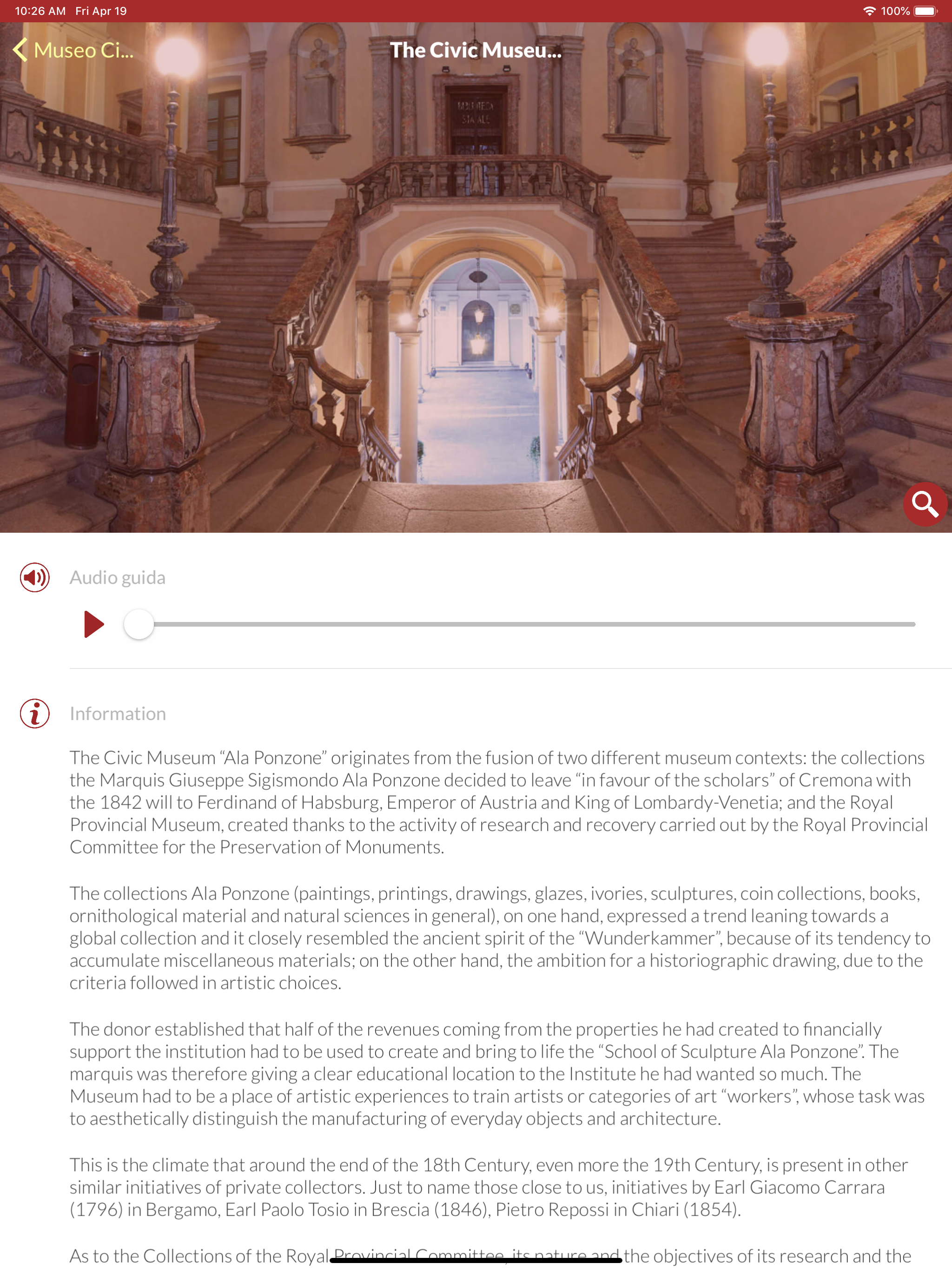 Museo Civico Ala Ponzone screenshot 5
