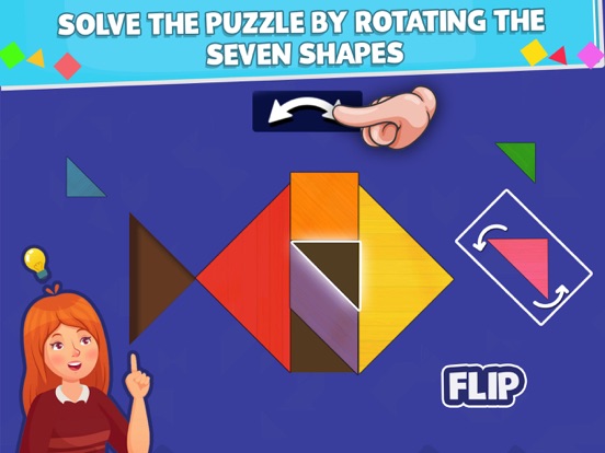 Tangrams Block Puzzles iPad screenshot