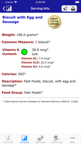 Vitamin K screenshot