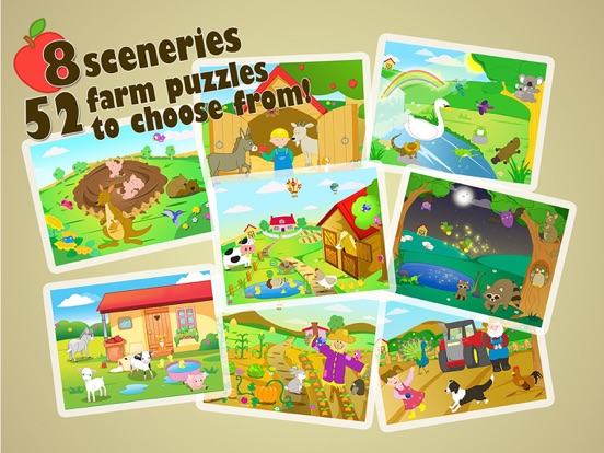 Farm Jigsaw Puzzles 123 iPadのおすすめ画像5