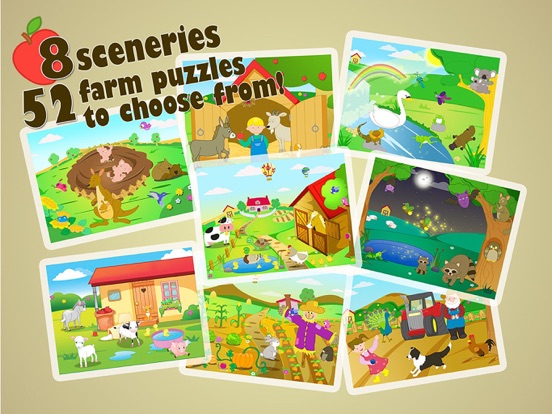 Farm Jigsaw Puzzles 123 iPad iPad app afbeelding 5