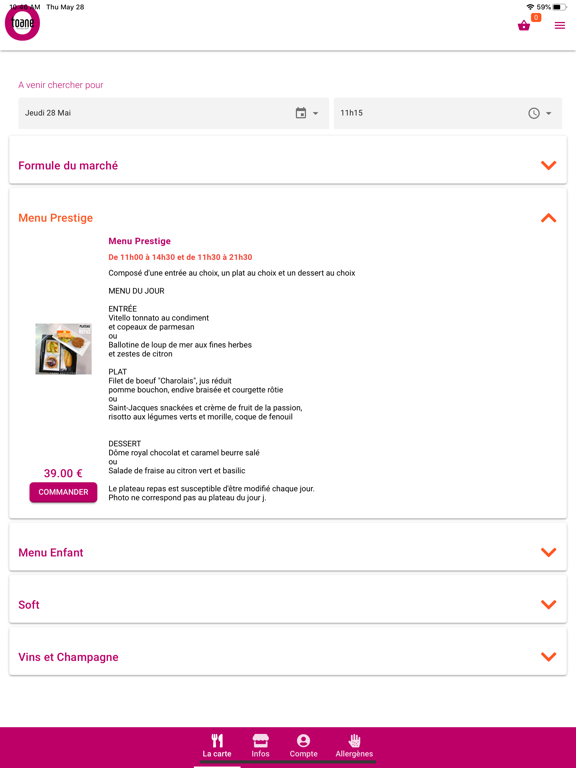 Screenshot #5 pour Toane Restaurant