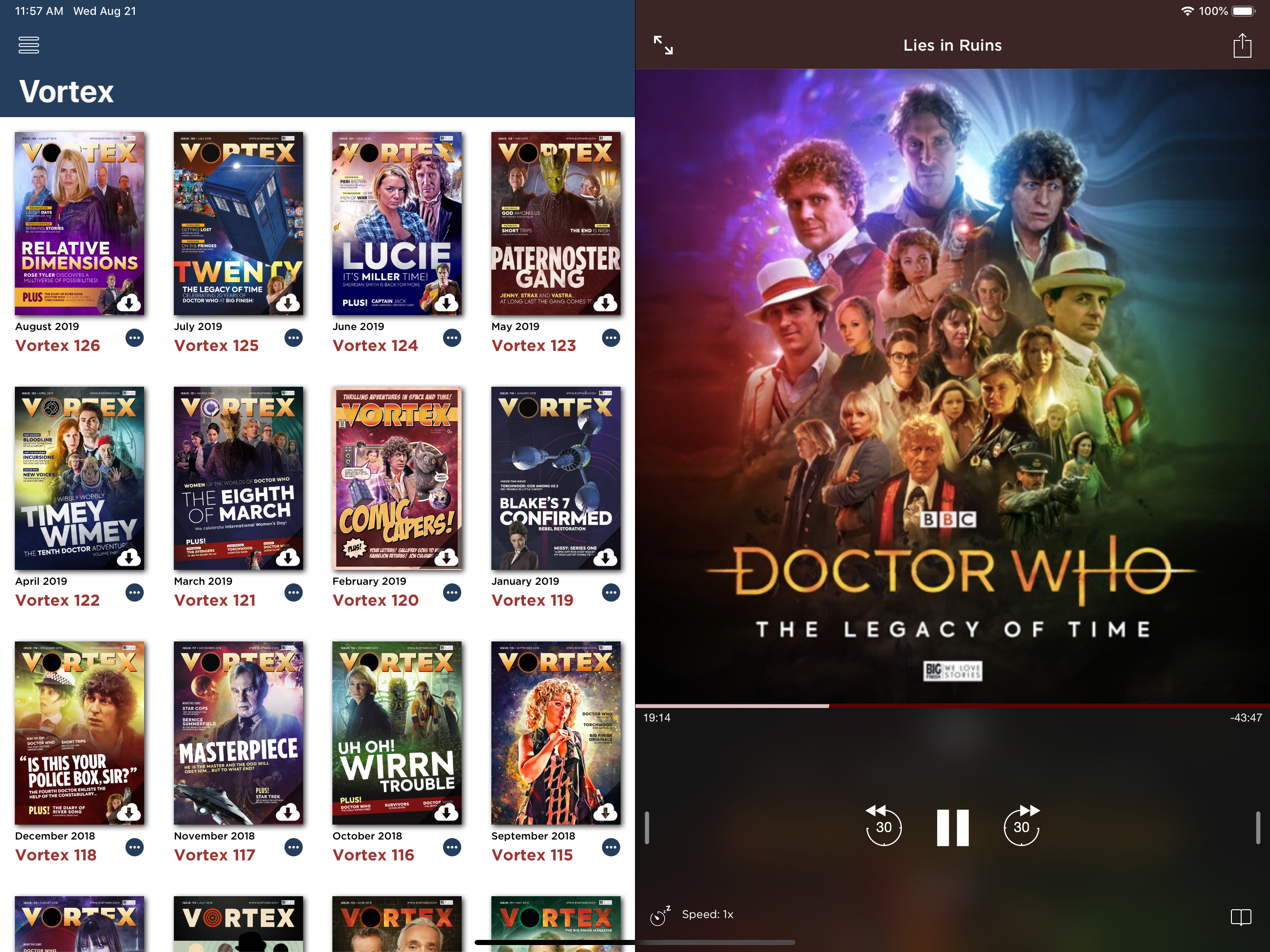Big Finish Audiobook Player